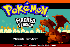 Pokemon Fire Red 3 in 1 Title Screen